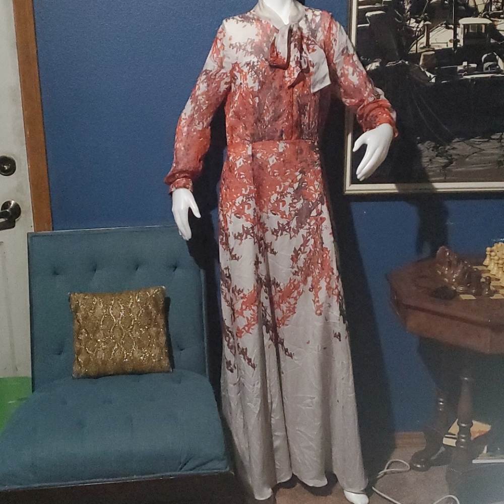 Sachin & Babi Long 100% Silk Dress